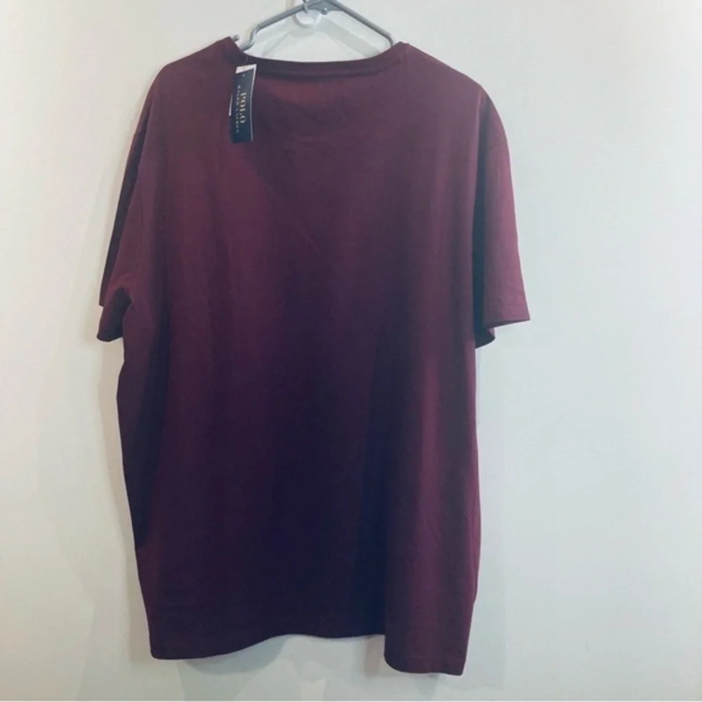 Polo by Ralph Lauren Men's Maroon Short Sleeve Crew Tee